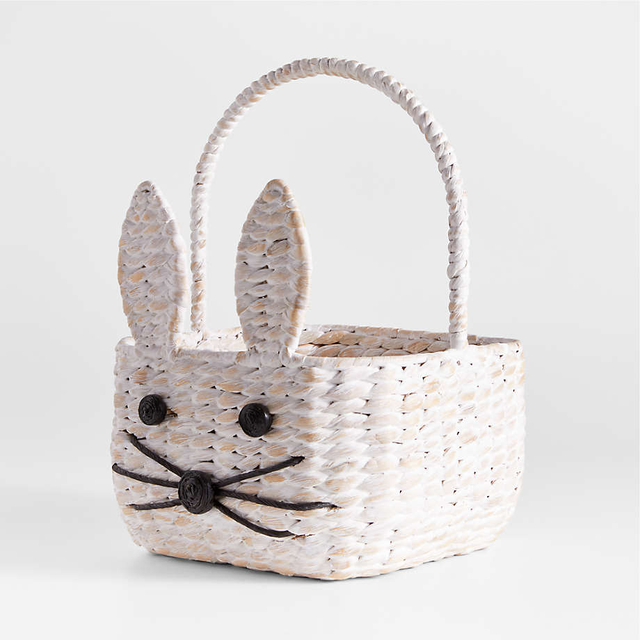 Wicker Easter Basket Bunny Rabbit Shape FREE SHIPPING