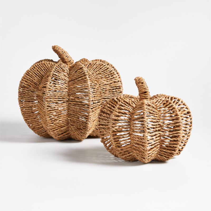 Woven Pumpkin 6" - image 1 of 5