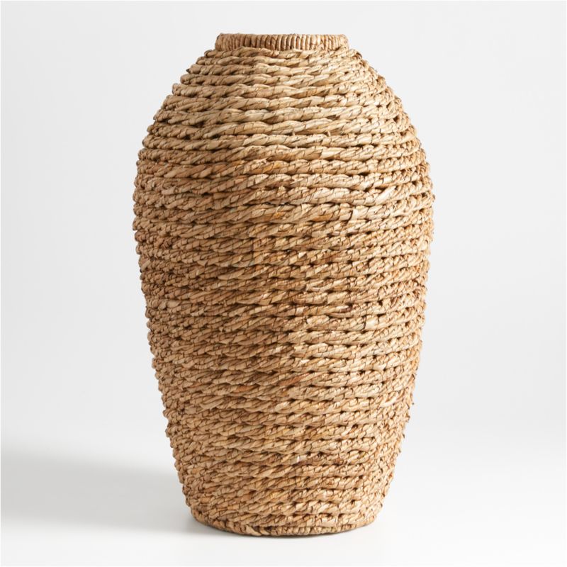 Large Handwoven Seagrass Vase 22" - image 9 of 10