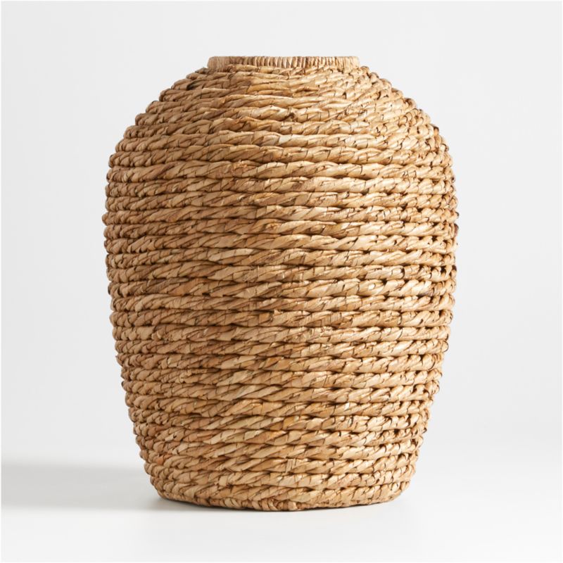 Medium Handwoven Seagrass Vase 17" - image 5 of 8