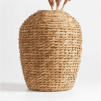 Medium Handwoven Seagrass Vase 17"