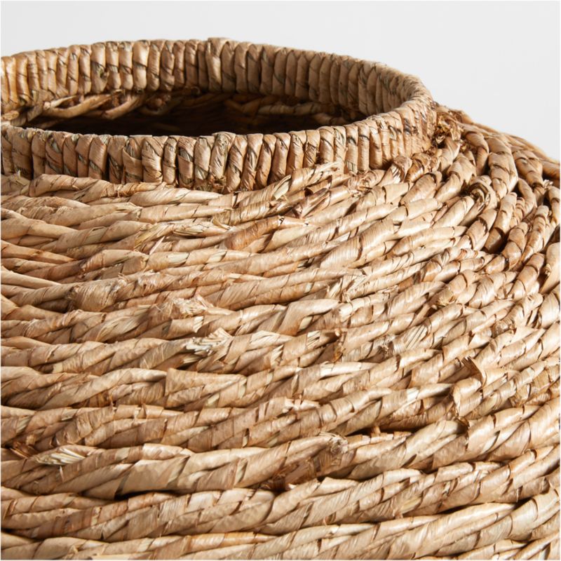 Small Handwoven Seagrass Vase 13"