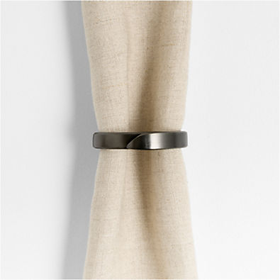 View Wrap Black Napkin Ring details