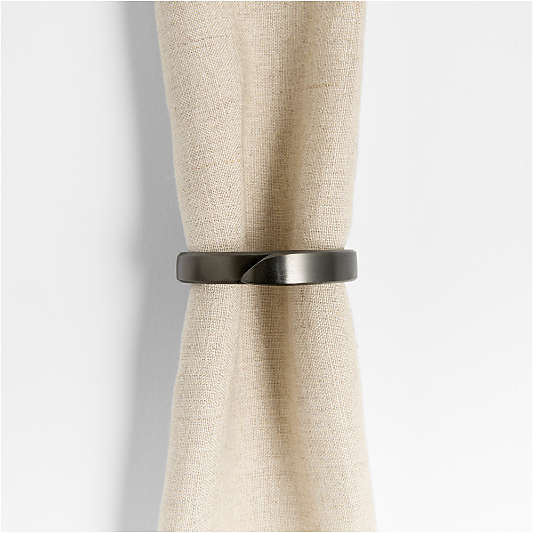 Wrap Black Napkin Ring