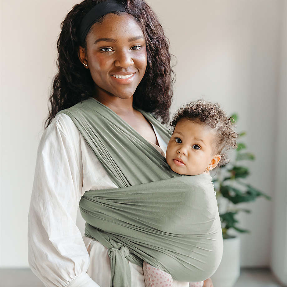 Sollybaby Ivy Green Lightweight Baby Wrap + Reviews | Crate & Kids