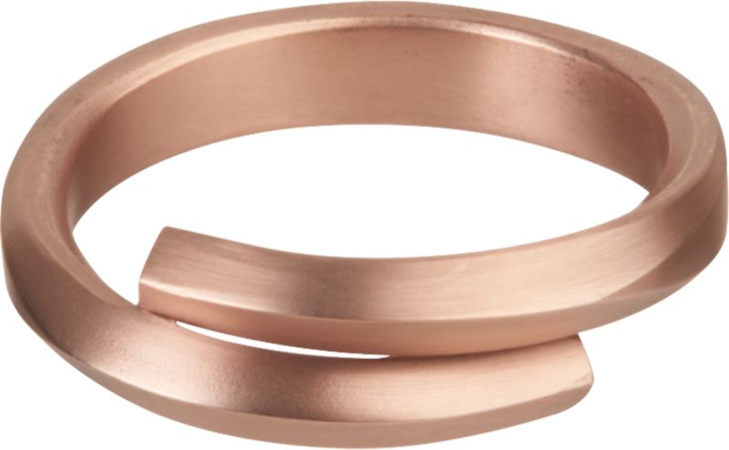 Wrap Copper Napkin Ring