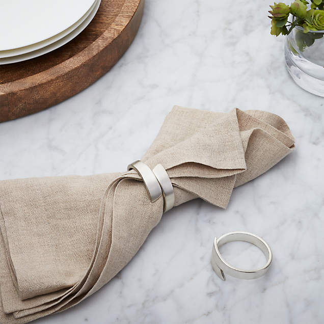 Marble Napkin Ring + Reviews Crate & Barrel