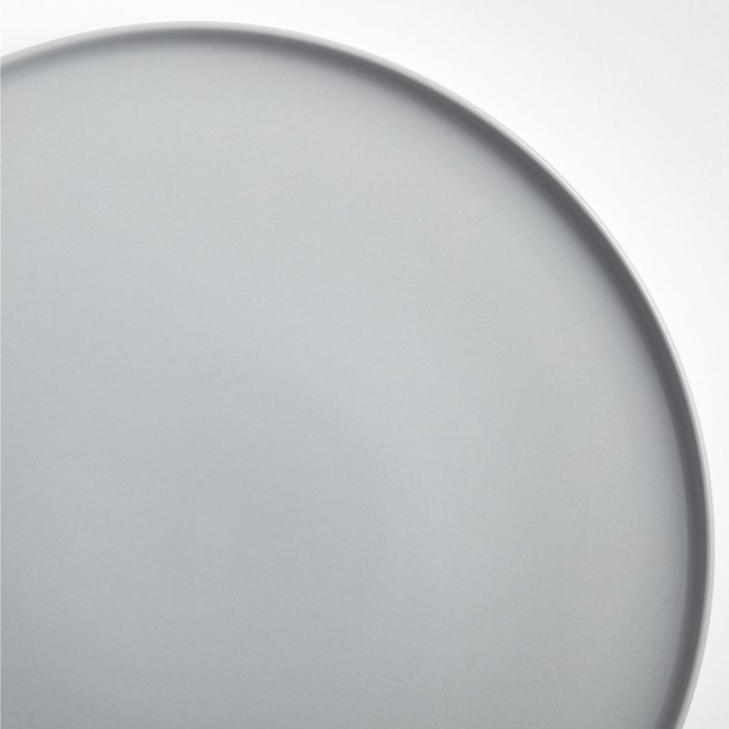 Wren Matte Light Grey Dinner Plate