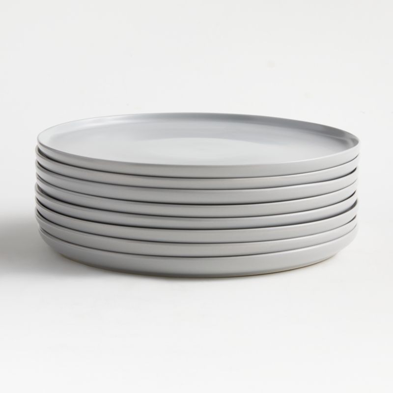 Wren Matte Light Grey Dinner Plate