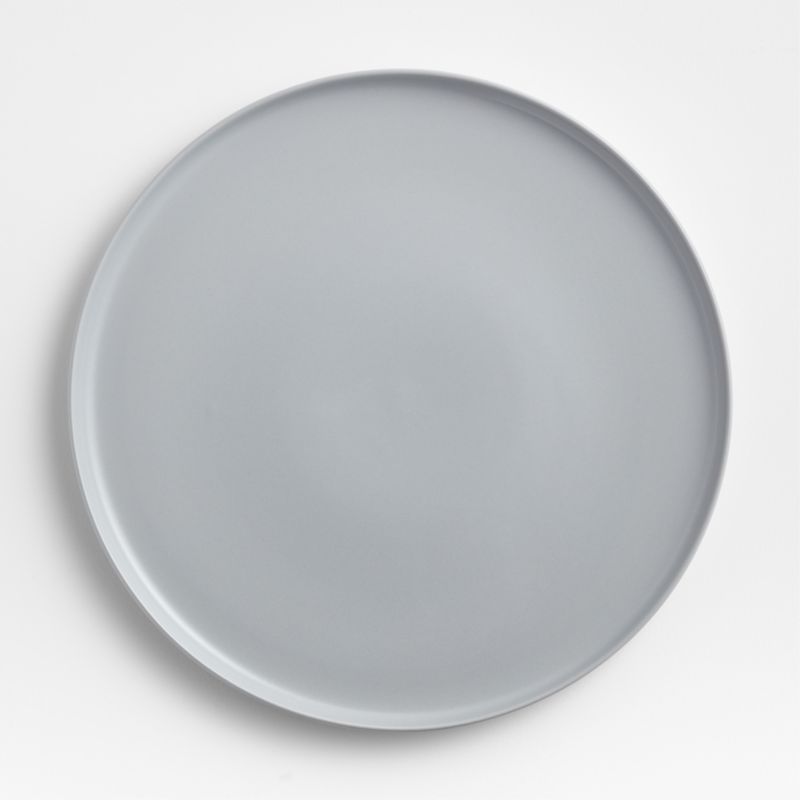 Wren Matte Light Grey Dinner Plate