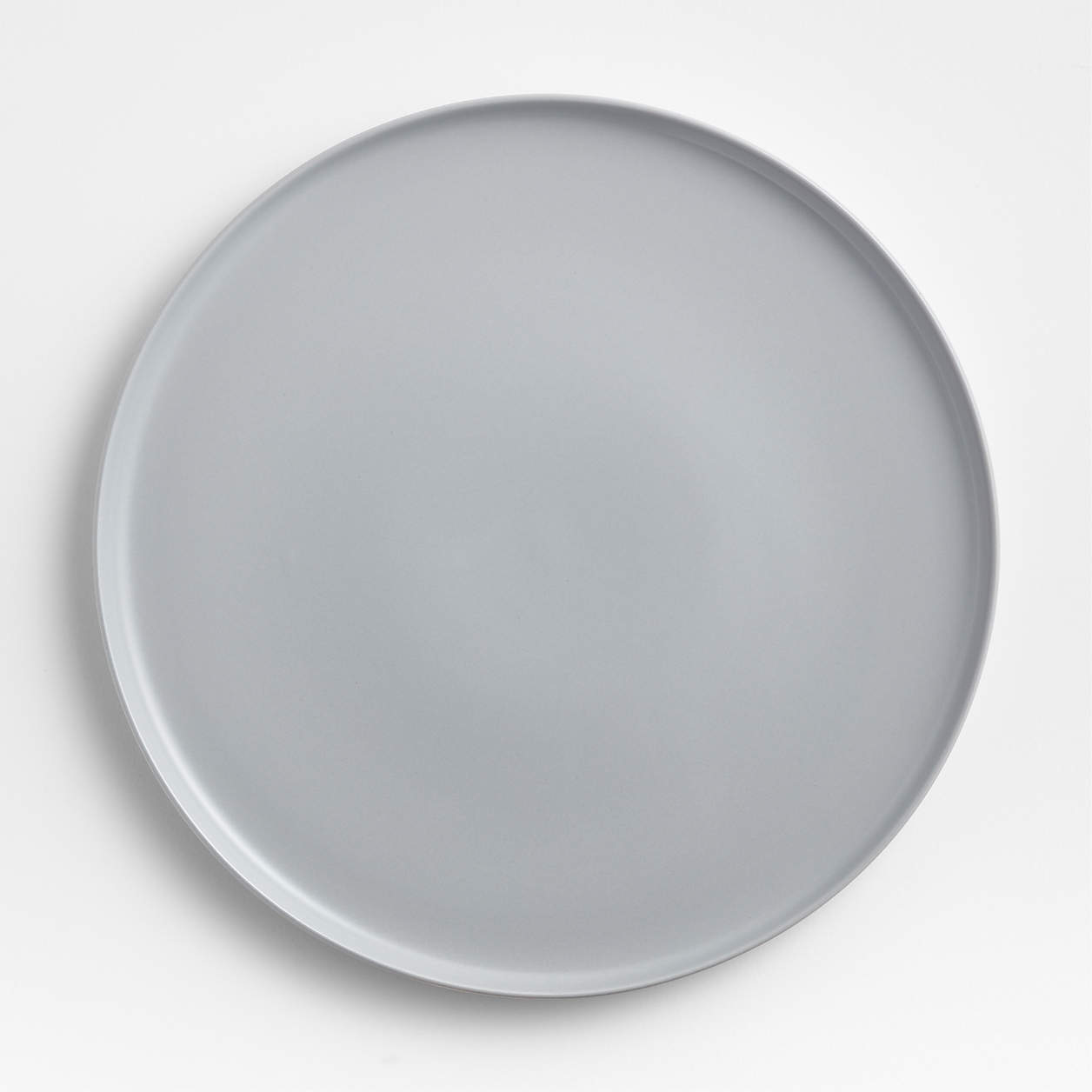 Wren Matte Light Grey Dinner Plate + Reviews Crate & Barrel