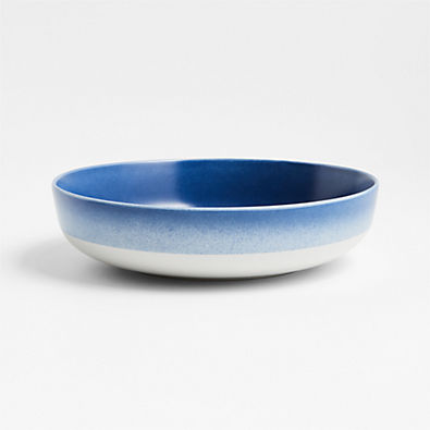 View Wren Dip-Dyed Blue Low Bowl details