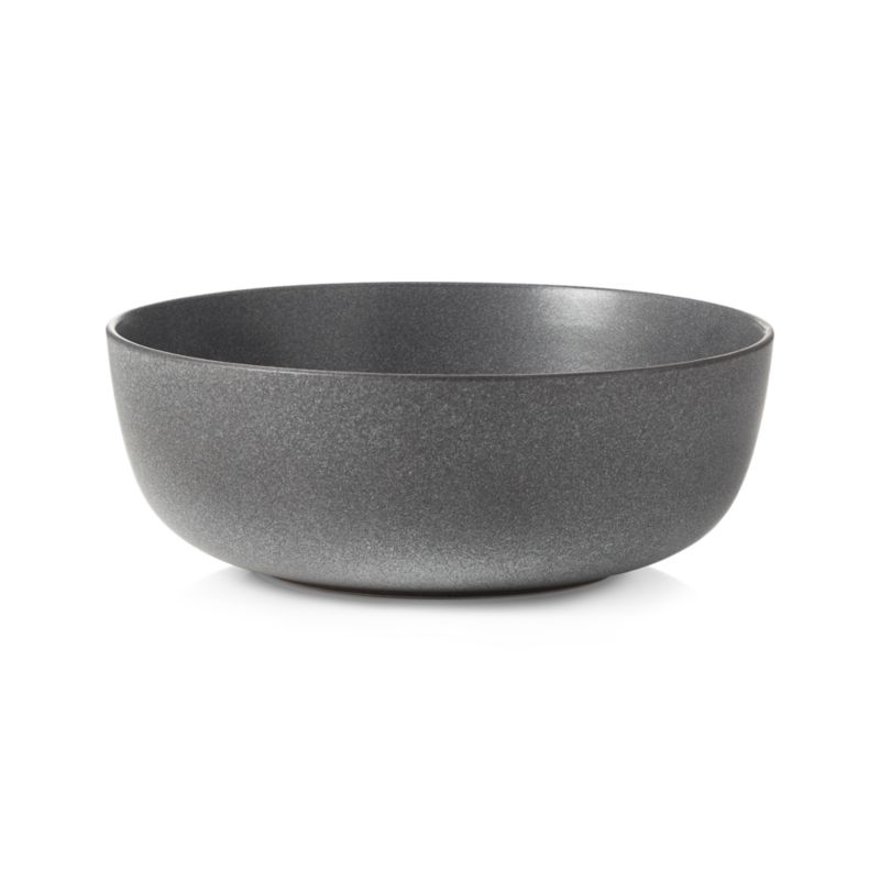 Wren Matte Dark Grey Cereal Bowl