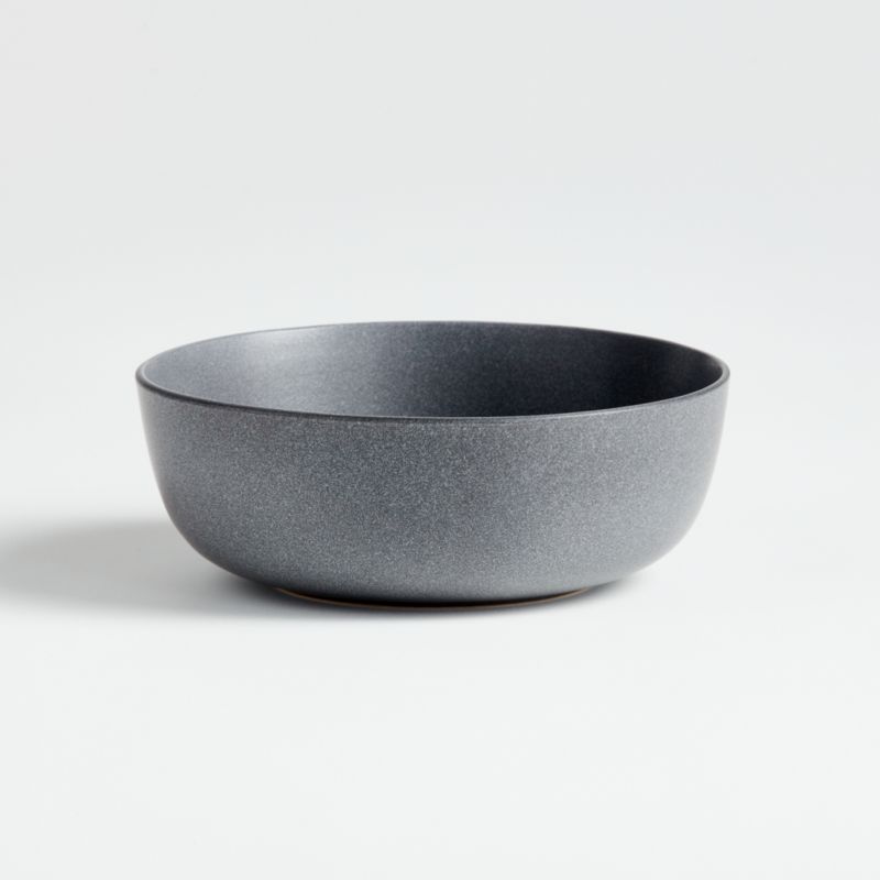 Wren Matte Dark Grey Cereal Bowl