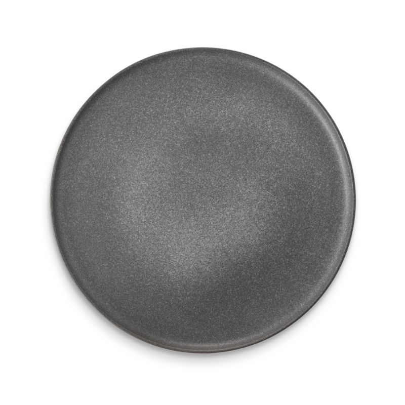 Wren Matte Dark Grey Dinner Plate