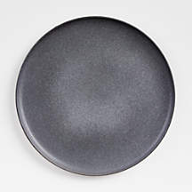 Wren Matte Dark Grey Dinner Plate + Reviews | Crate & Barrel