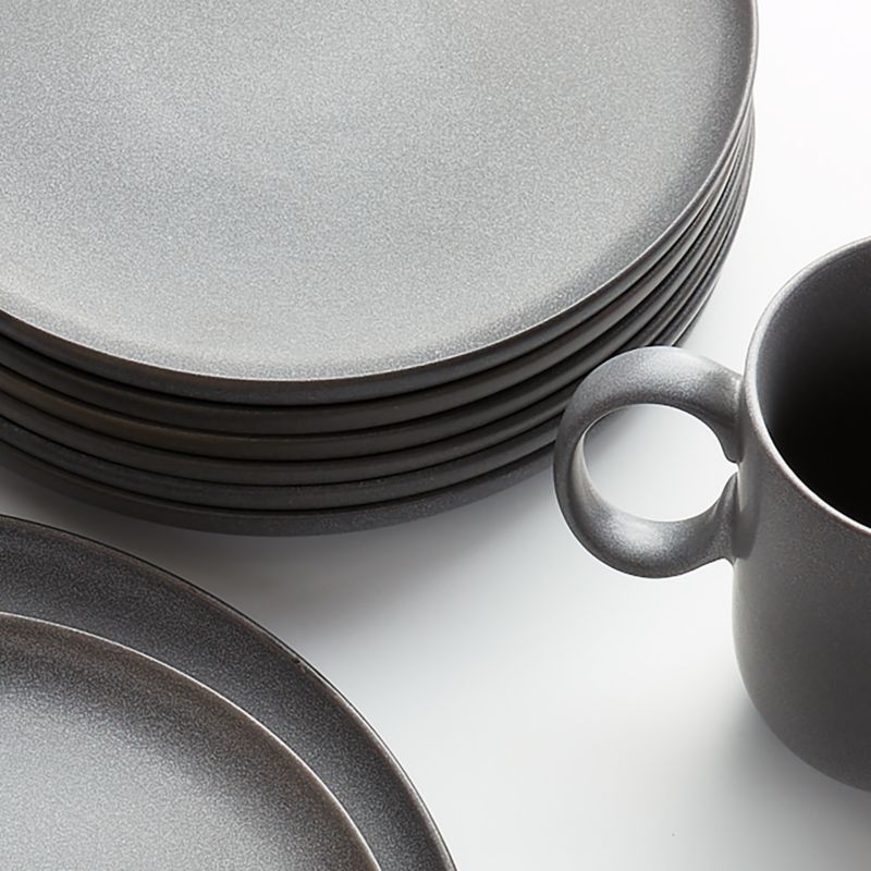 Wren Matte Dark Grey Salad Plate - image 6 of 17