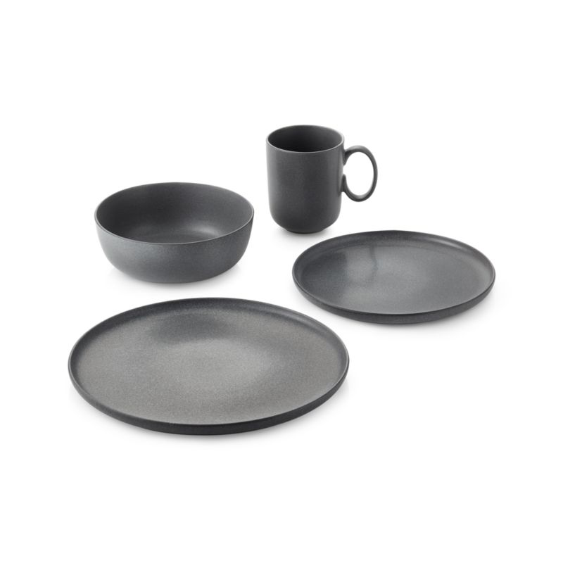 Wren Matte Dark Grey Salad Plate - image 11 of 17