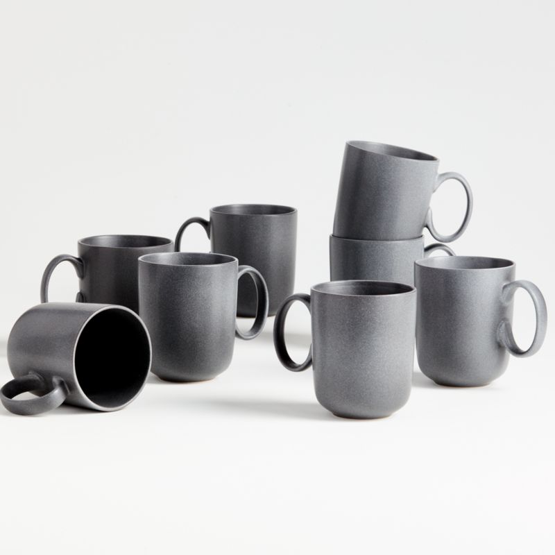 Wren Matte Dark Grey Mug