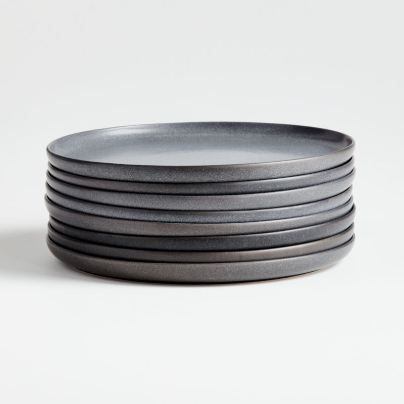 Wren Matte Dark Grey Salad Plate