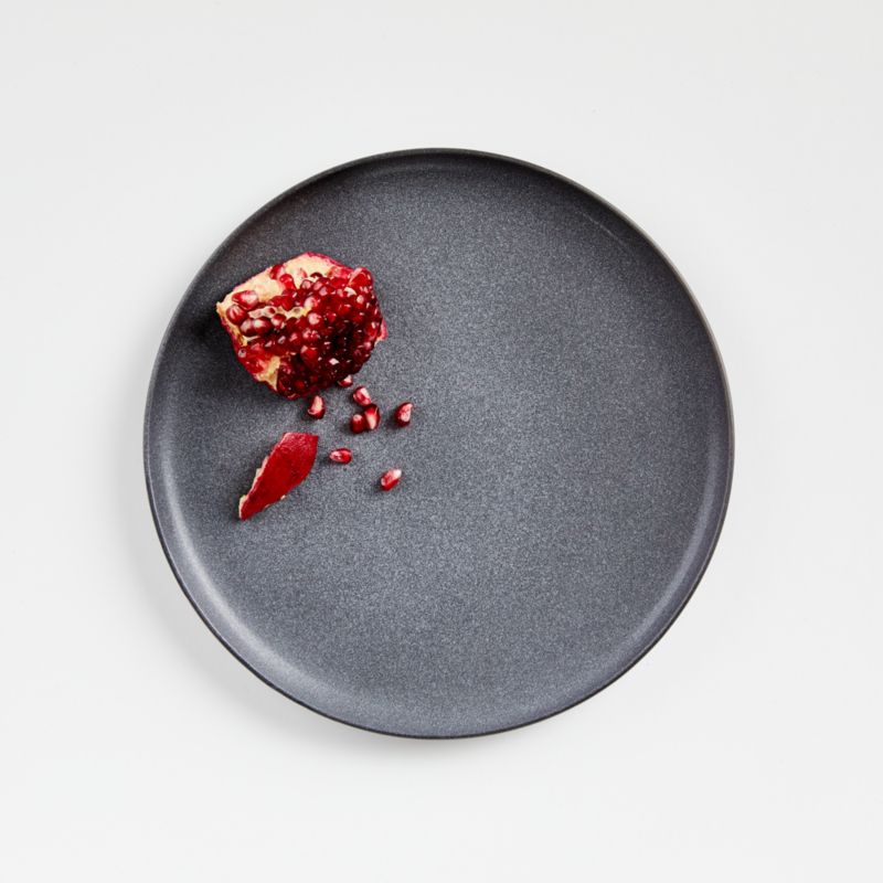 Wren Matte Dark Grey Salad Plate