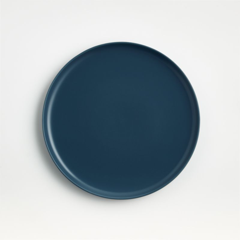 Wren Matte Blue Salad Plate + Reviews | Crate & Barrel