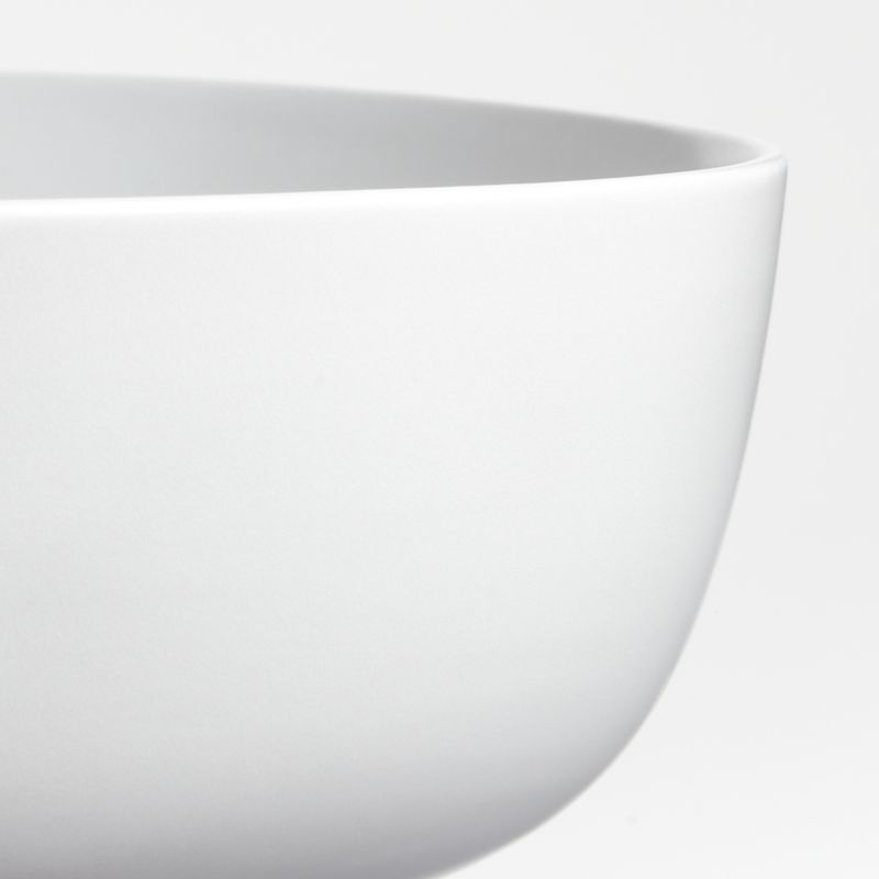 S/8 Wren Matte White Cereal Bowl - image 4 of 7