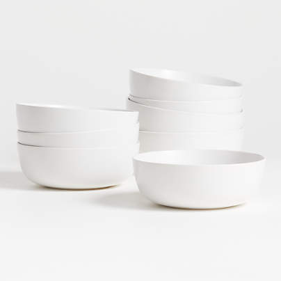 S/8 Wren Matte White Cereal Bowl