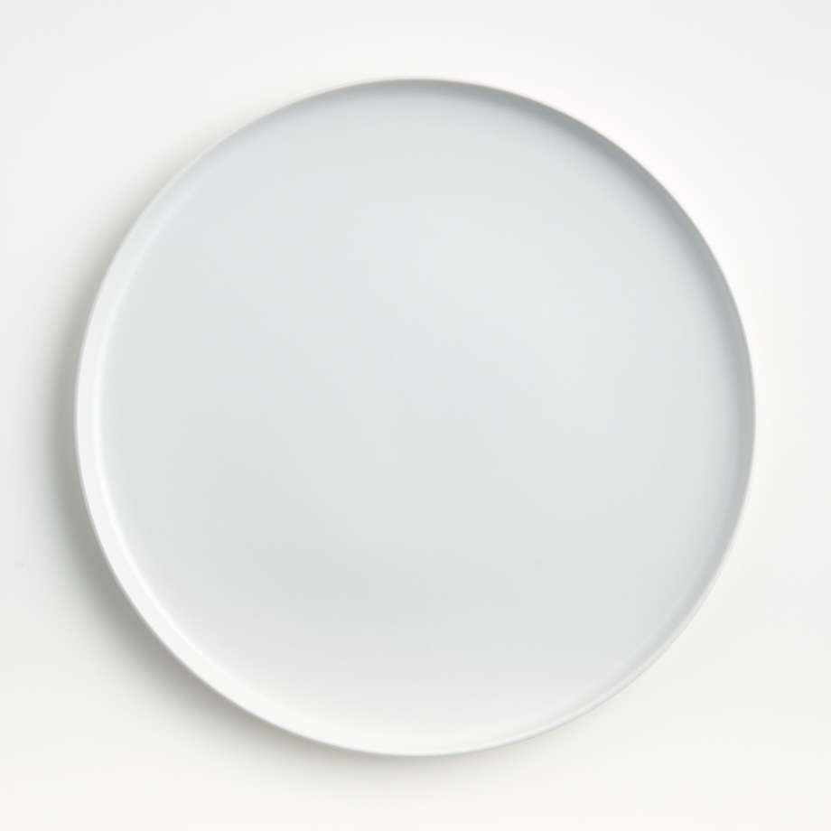 Wren Matte White Dinner Plate | Crate & Barrel