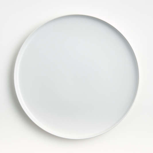 Wren Matte White Dinner Plates, Set of 8