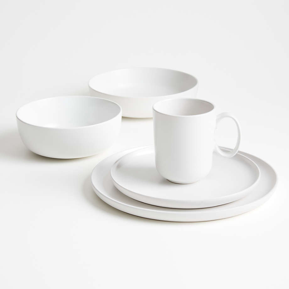 Matte White Porcelain Mugs