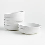 White Ceramic Garlic Plate