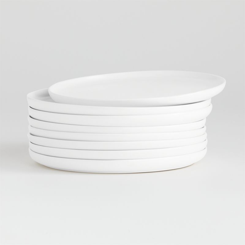 Wren Matte White Salad Plate