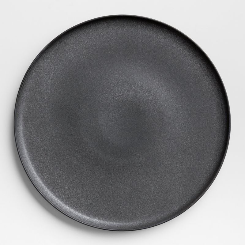 Wren Dark Grey Matte Stoneware Serving Platter