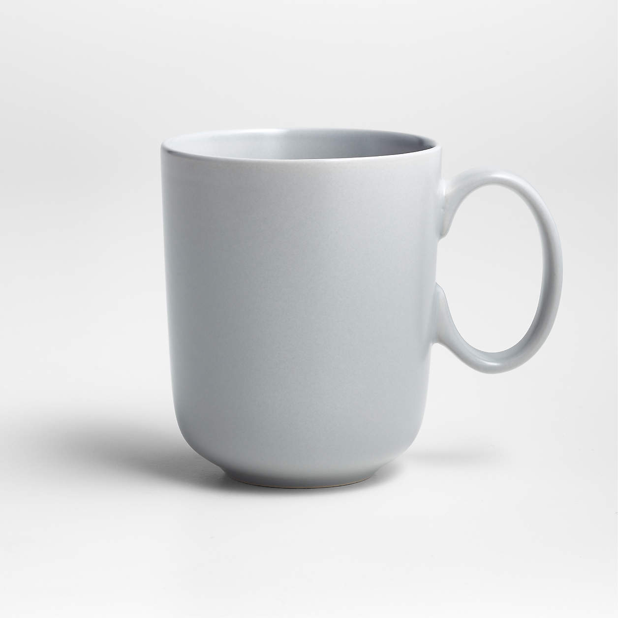 Wren Matte Light Grey Mug + Reviews Crate & Barrel Canada