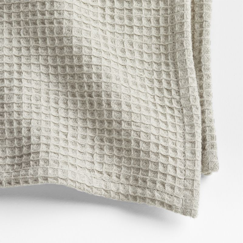 Wren Fog Grey Waffle Weave Organic Cotton Napkin