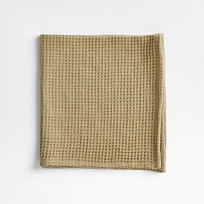 Wren Garden Green Waffle Weave Organic Cotton Napkin + Reviews