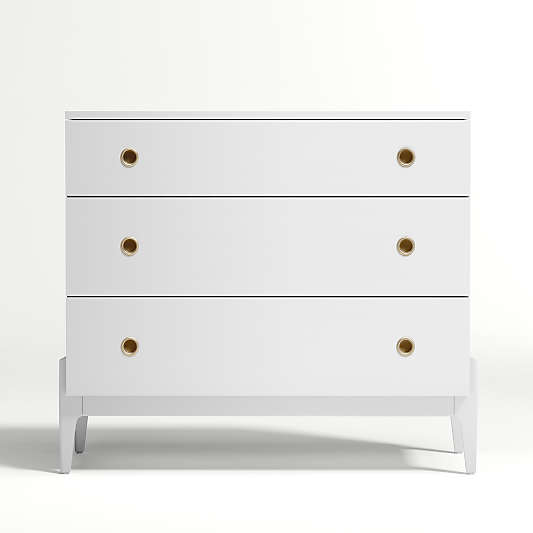 Kids Wrightwood White 3-Drawer Dresser