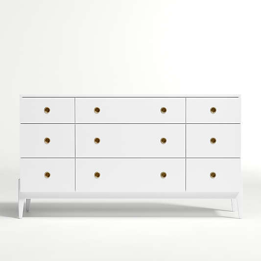 Kids Wrightwood White 9-Drawer Dresser