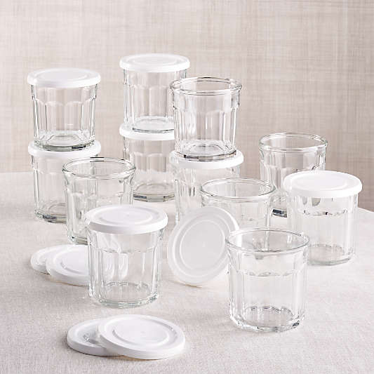 Small 14 oz. Working Glass with Lid, Set of 12