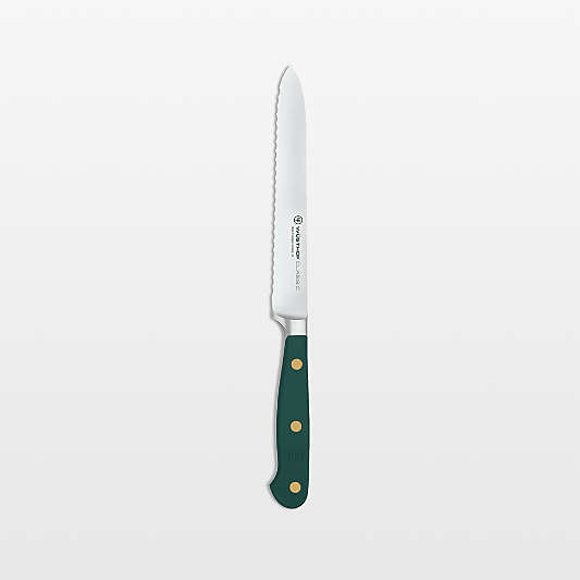 Wusthof ® Classic Fresh Rosemary 5" Serrated Utility Knife