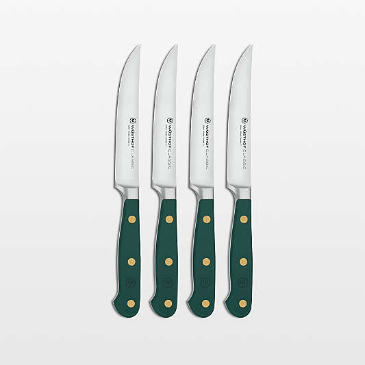 Wusthof ® Classic Fresh Rosemary Steak Knives, Set of 4
