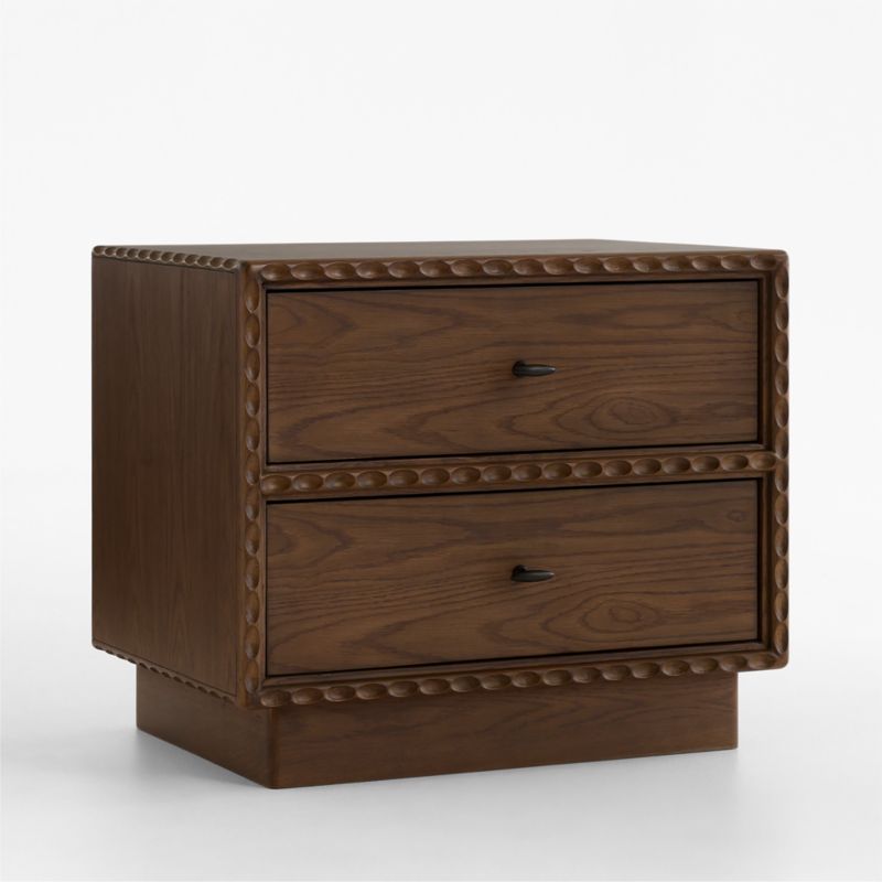 Witney 26" Warm Brown Oak Nightstand - image 1 of 4