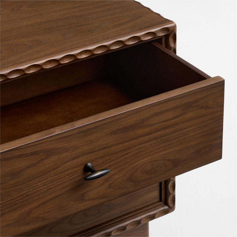 Witney 26" Warm Brown Oak Nightstand - image 3 of 4