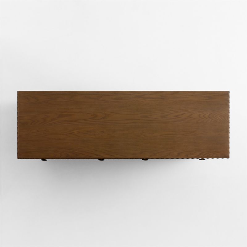 Witney 64" Warm Brown Oak 6-Drawer Dresser - image 5 of 8