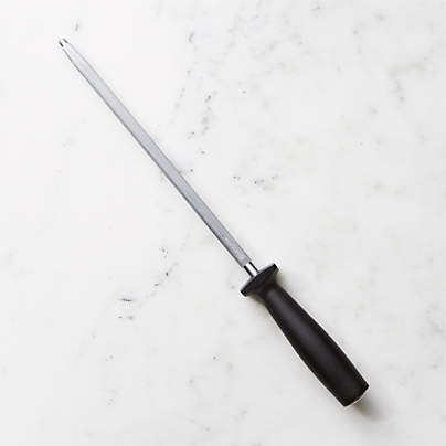 Wusthof Black Ceramic 4-Stage Universal Hand-Held Knife Sharpener - 8L x 1  1/2W x 3 1/2H
