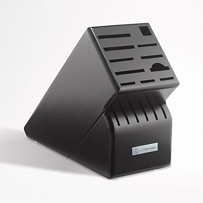 View Wusthof ® 17-Slot Black Knife Block details