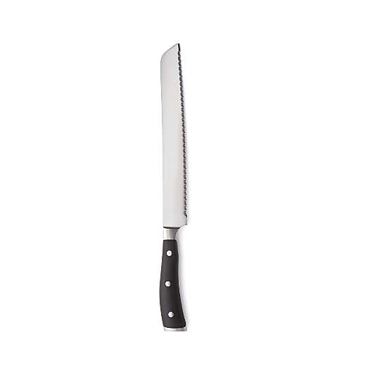 Wusthof ® Classic Ikon Black 9" Double Serrated Bread Knife