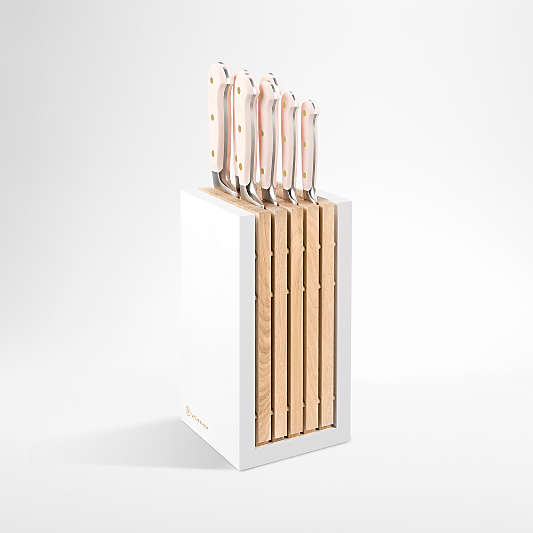 Wusthof ® Classic Pink Himalayan Salt 8-Piece Knife Block Set