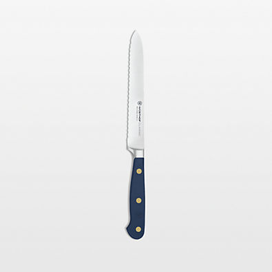 View Wusthof ® Classic Color Wild Blueberry 5" Serrated Utility Knife details